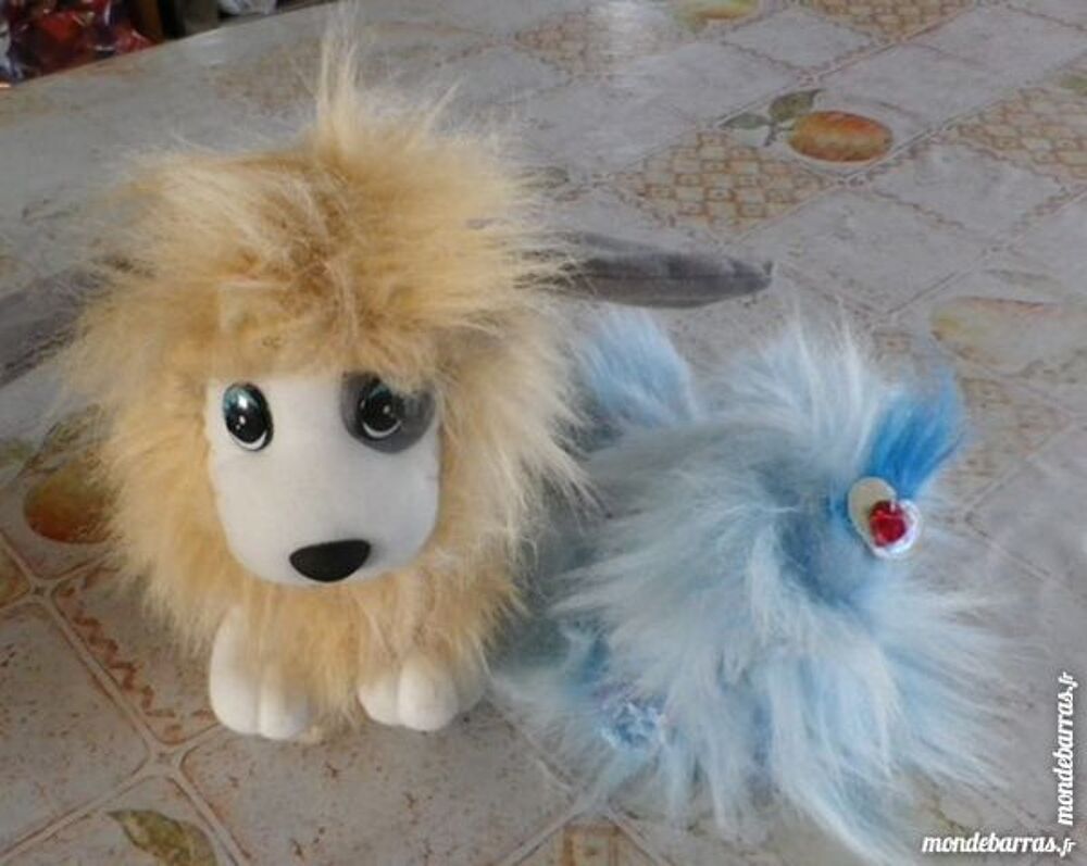 PELUCHE CHIEN 2 FOURRURES AMOVIBLES INTERCHANGEABL Jeux / jouets