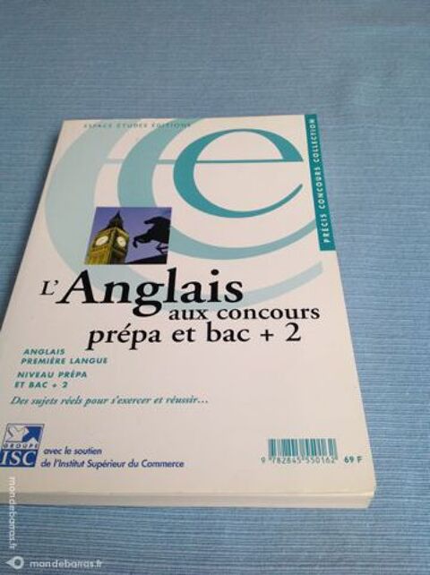 Livre : l'anglais prpa et bac+2 4 Villepinte (93)