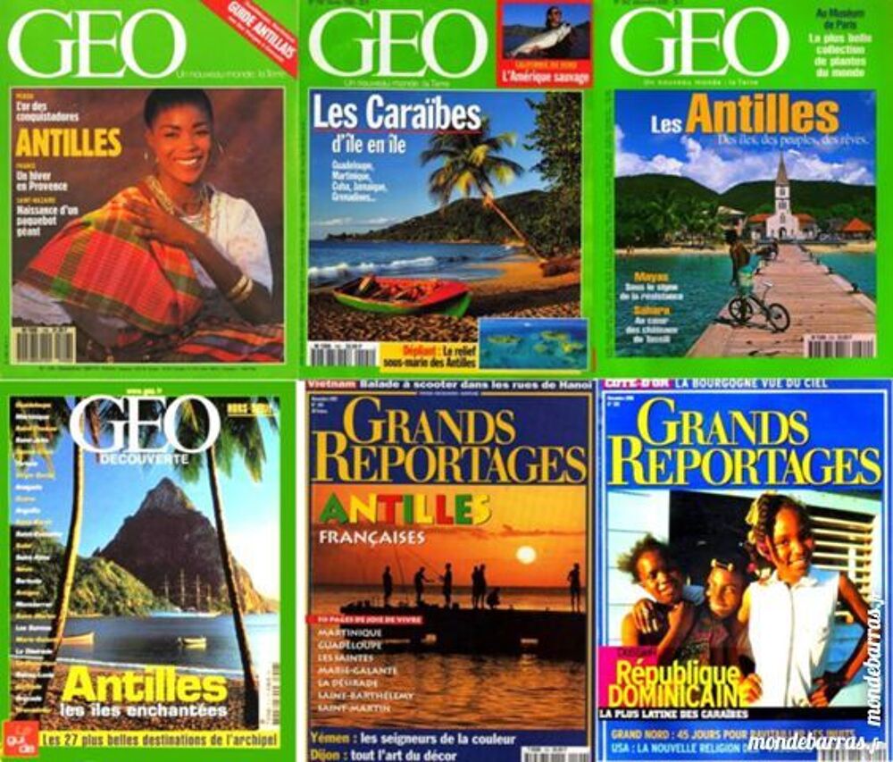 ANTILLES - g&eacute;o -CARA&Iuml;BES / les-livres-de-jac Livres et BD