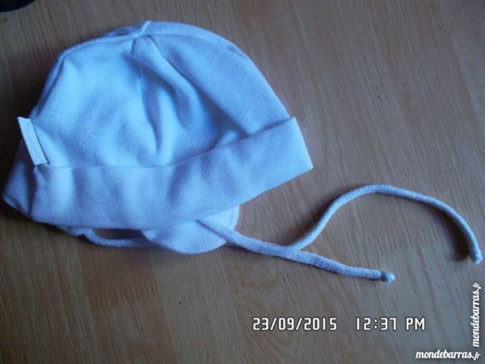 bonnet blanc naissance*juste 1e*kiki60230 Vêtements enfants