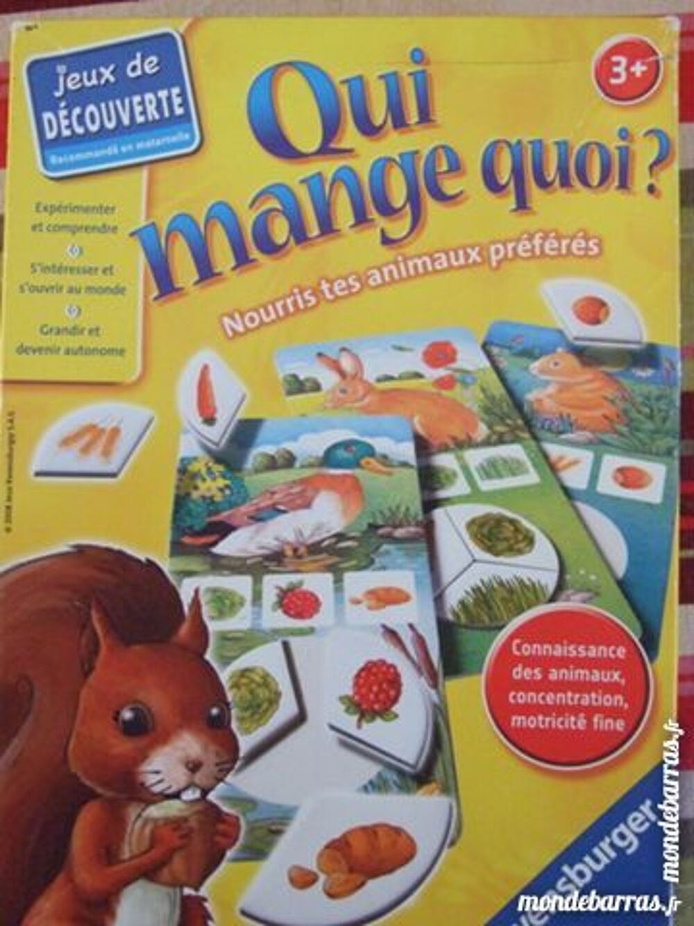 JEU/ QUI MANGE QUOI Jeux / jouets