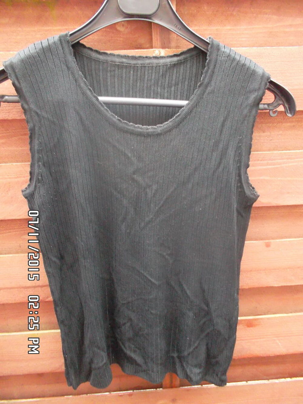 PULL DEBARDEUR NOIR*JUSTE 2E*KIKI60230 Vêtements