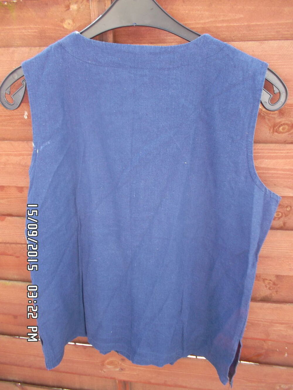VESTON BLEU MARINE EN LIN*JUSTE 2E*KIKI60230 Vêtements