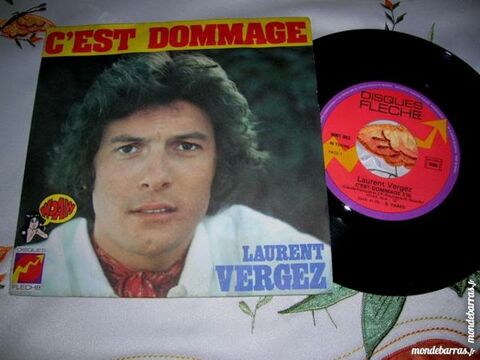 45 TOURS LAURENT VERGEZ C'est dommage - CLOCLO 18 Nantes (44)
