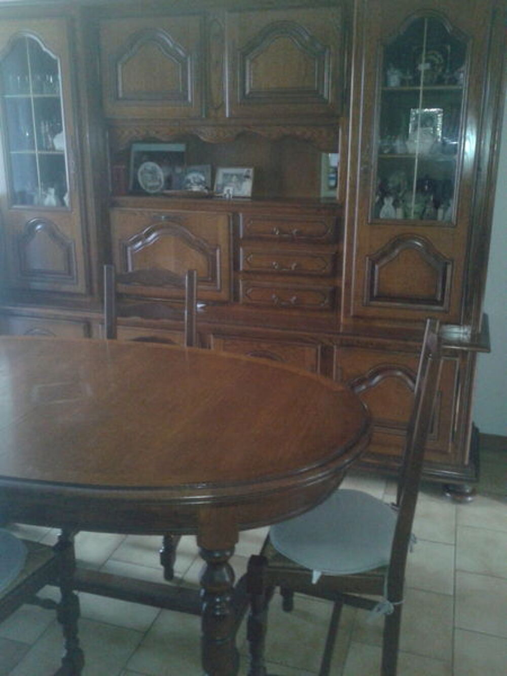 salle a manger compl&egrave;te bois ch&eacute;ne Massif Meubles