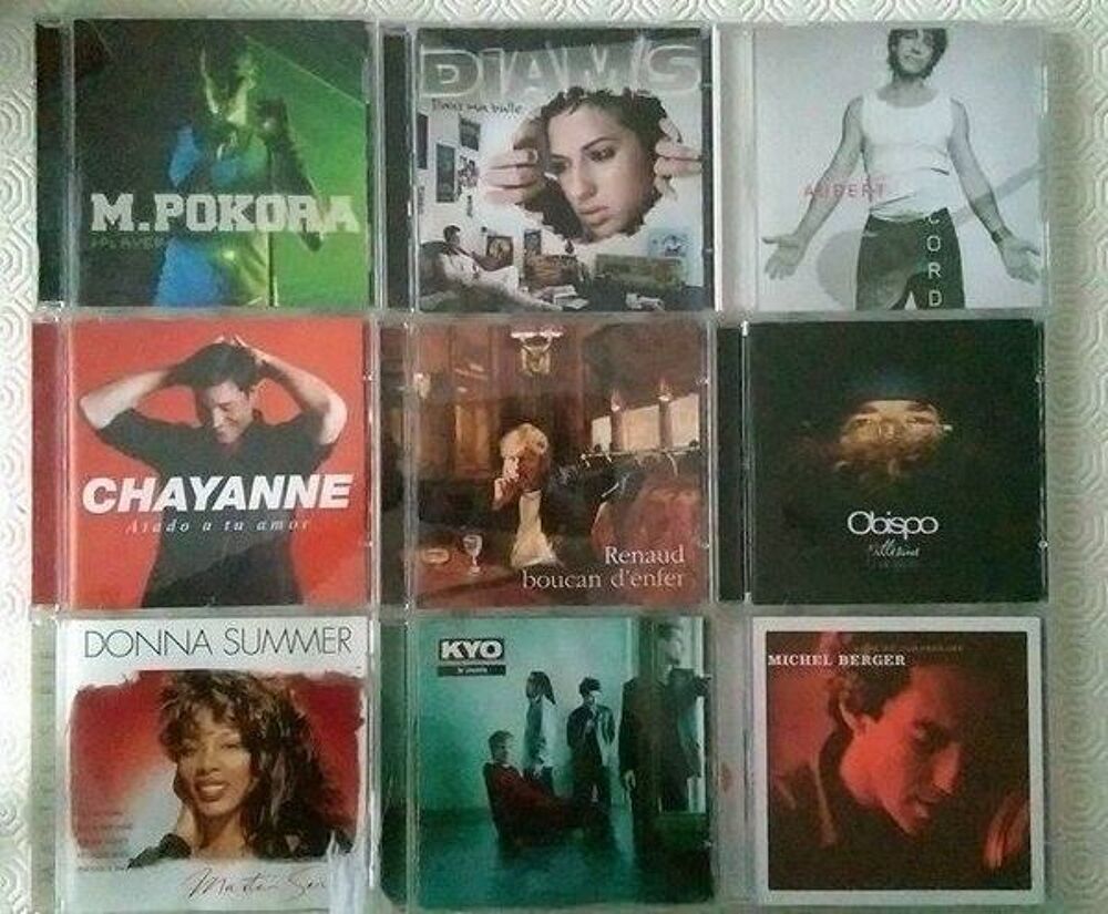 DIVERS CD TBE COMME NEUF 5 € l'unit&eacute; CD et vinyles
