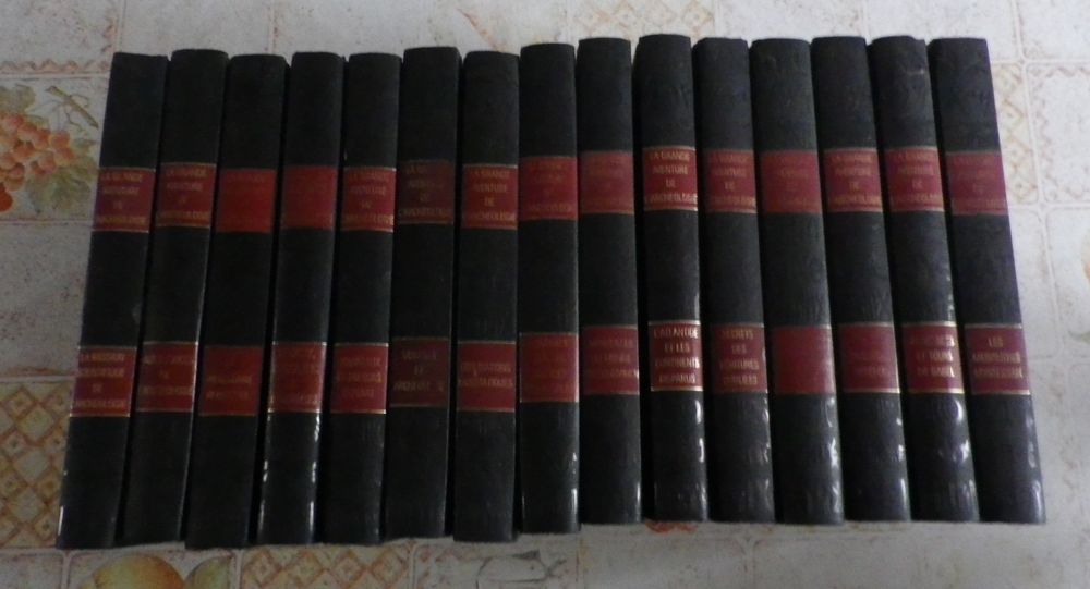 LA GRANDE AVENTURE DE L'ARCHEOLOGIE 15 VOLUMES Livres et BD