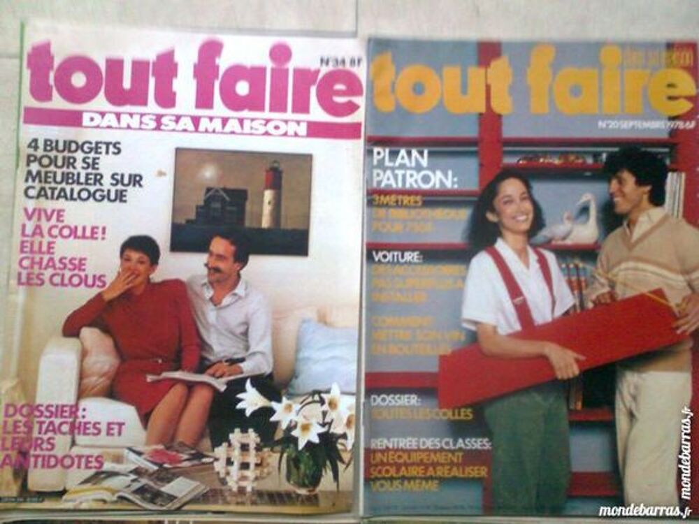 4 &laquo;tout faire dans sa maison &raquo; anciens - zoe Livres et BD
