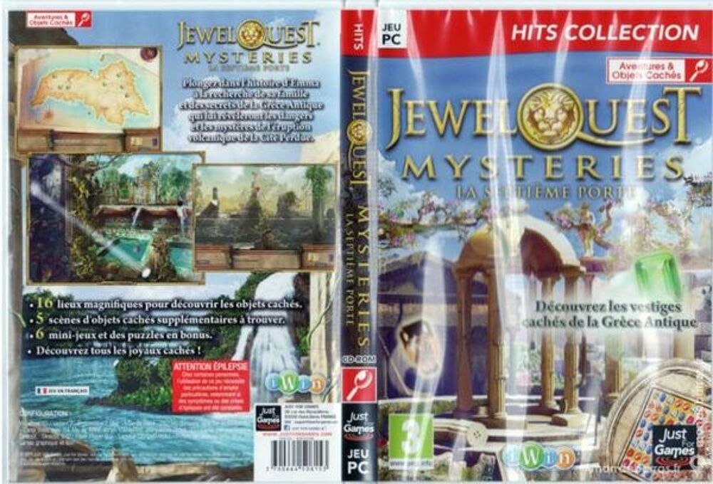JEUX VIDEO JEWELQUEST Mysteries LA 7EME PORTE Jeux / jouets
