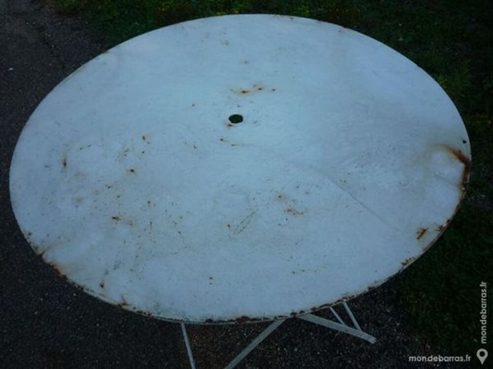 Table ronde fer forg&eacute; pliable,jardin/terrasse Meubles