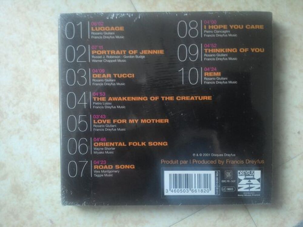 ROSARIA GUILIANI LUGGAGE QUARTET
2001 CD et vinyles