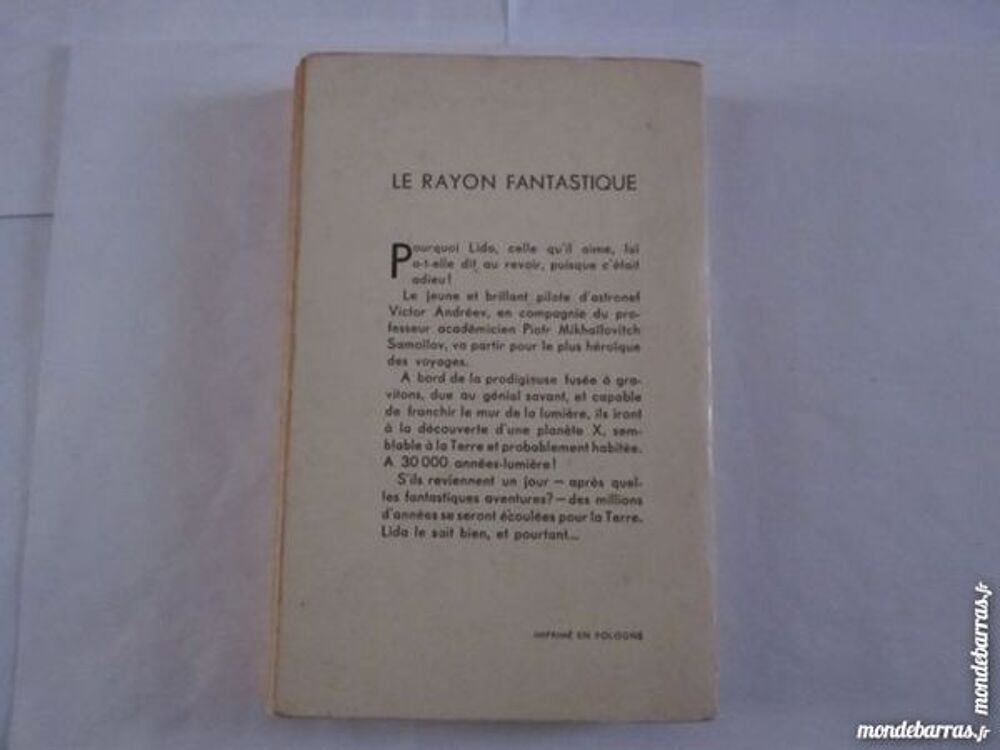 science fiction GRIADA rayon fantastique Livres et BD