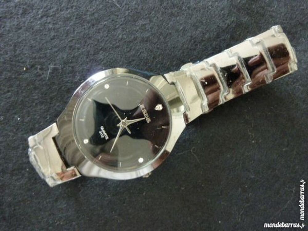 KEDE BLACK DIAMOND chrome noir grande classe DIV02 Bijoux et montres