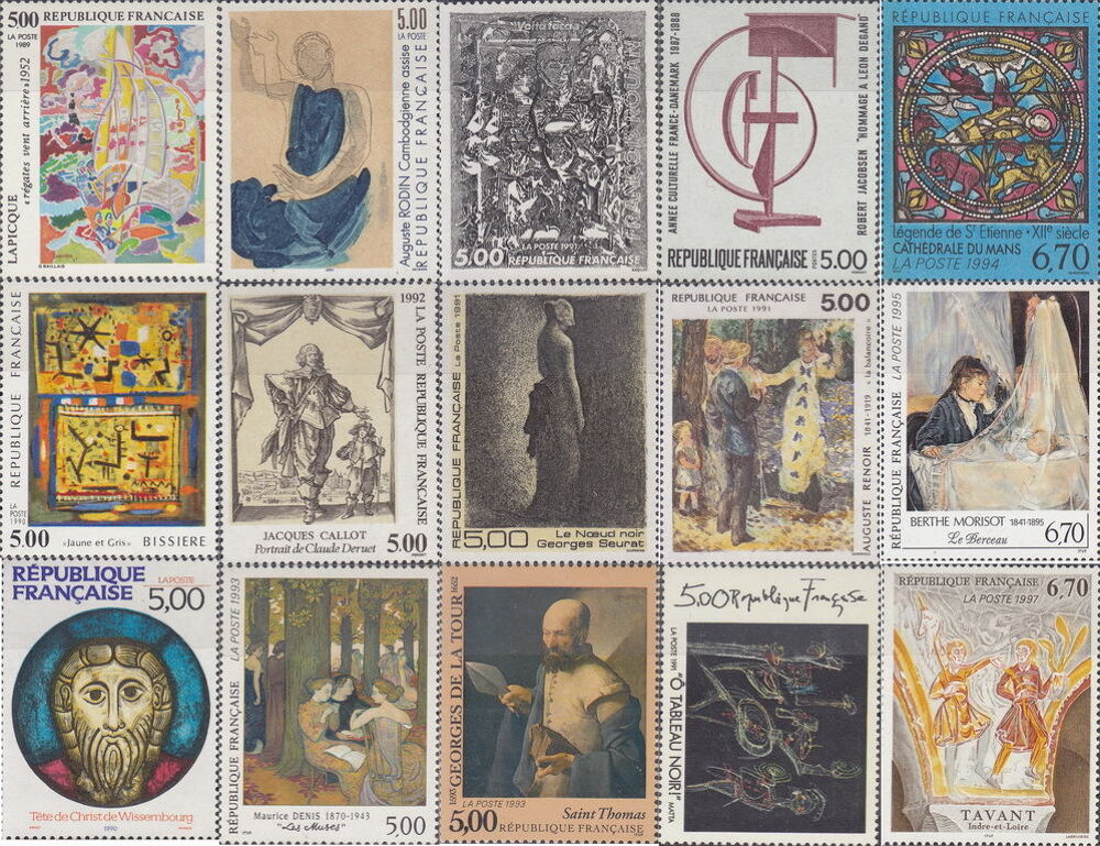 Timbres de collection France en franc de 5F et 6F70 NEUF
