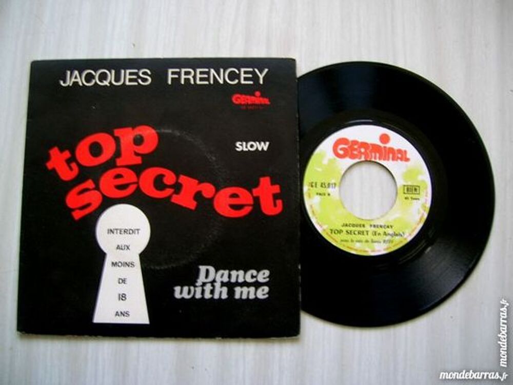 45 TOURS JACQUES FRENCY Top secret CD et vinyles