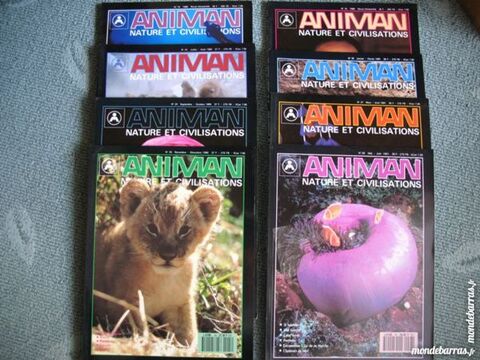 8 Revues «Animan» - Nature et civilisation 4 Antony (92)