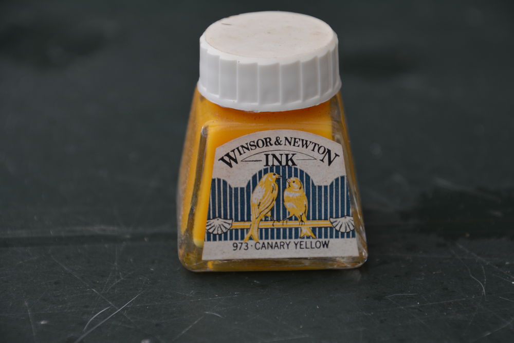 encre jaune winsor &amp; newton Bricolage
