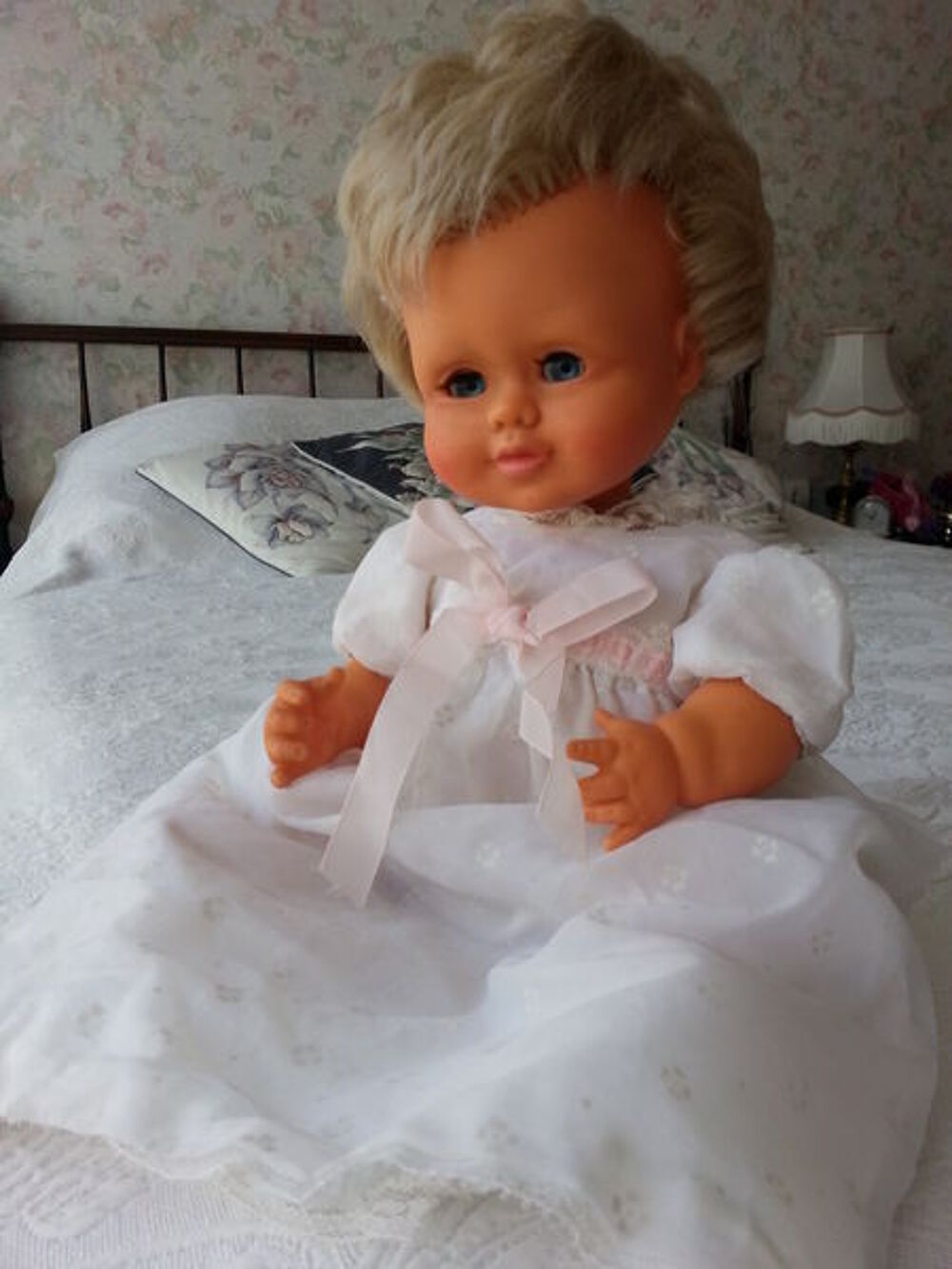 PREMIER POUPON PARLANT BAMBINO blond CLODREY VINTAGE 