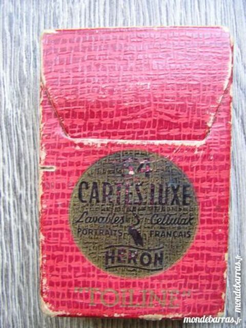 ANCIEN JEU DE 54 CARTES /HERON , TOILINE 9 Lons-le-Saunier (39)