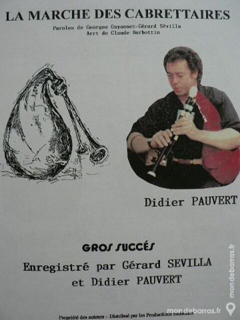 Accordon: LA MARCHE DES CABRETTARES 1 Clermont-Ferrand (63)