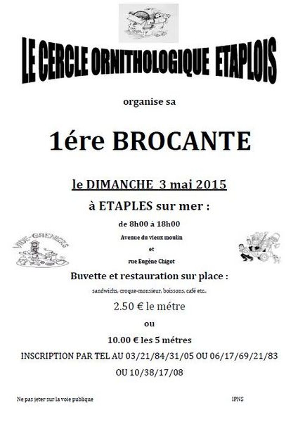 1 ere brocante du COE 