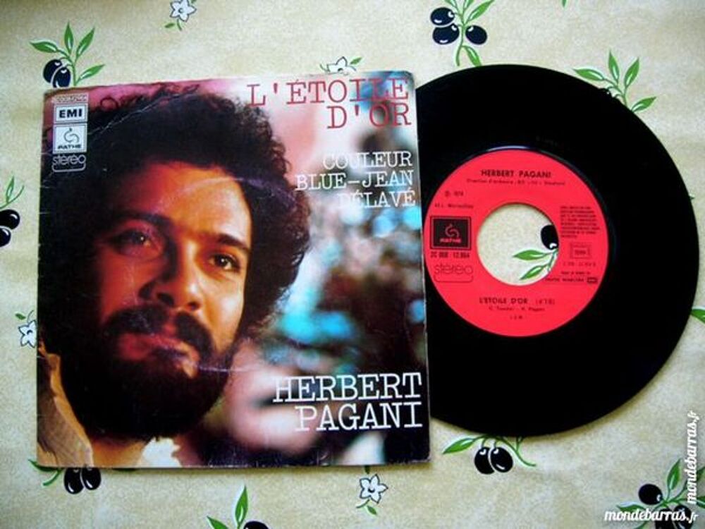 45 TOURS HERBERT PAGANI L'&eacute;toile d'or CD et vinyles