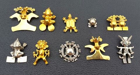 Rpliques de  Bijoux Prcolombiens Muse de l'Or de Bogot 40 Pierre-Bnite (69)