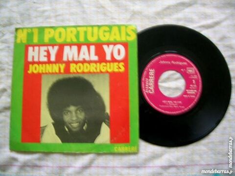 45 TOURS JOHNNY RODRIGUES Hey mal yo - REGGAE 12 Nantes (44)