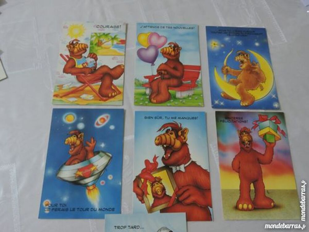 Lot de cartes postales Alf 