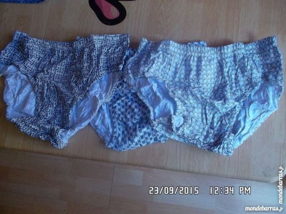 lot 3 slips neufs*juste 2e*kiki60230 Vêtements