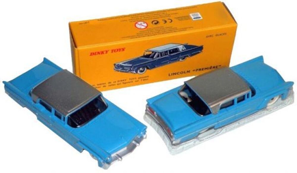 Lincoln Bleu 1/43 Dinky Atlas Neuf boite Jeux / jouets