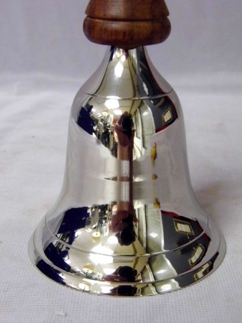 Cloche de table chrome objet hotel restaurant vintage 