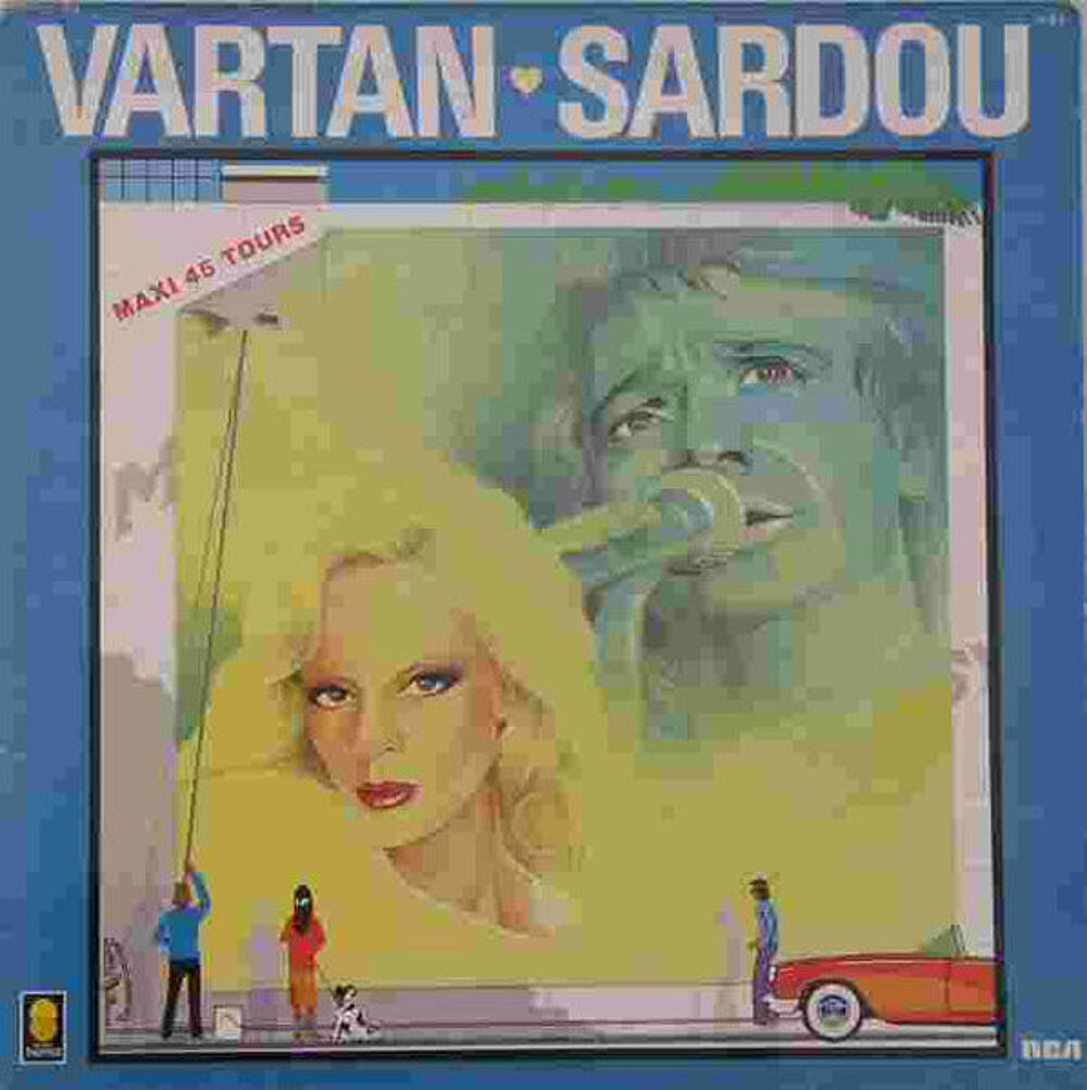 SYLVIE VARTAN / MICHEL SARDOU Duo 3 titres CD et vinyles