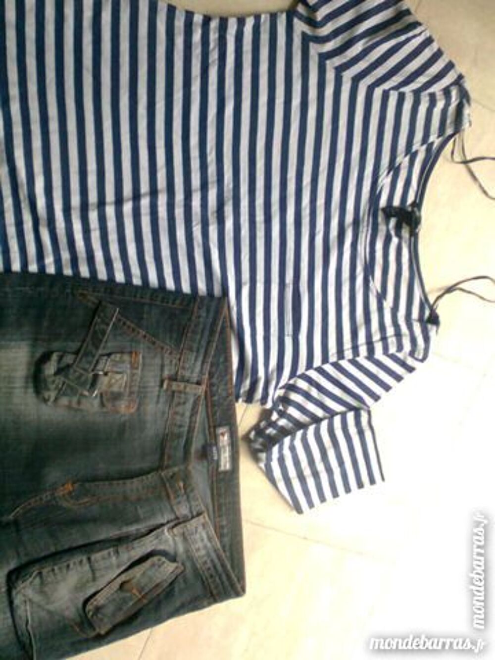 pantalon jean + t.shirt - 42 H/F - zoe Vêtements