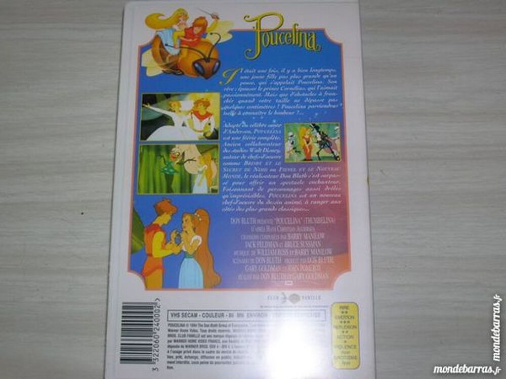 K7 VIDEO POUCELINA - Dessin Anim&eacute; DVD et blu-ray