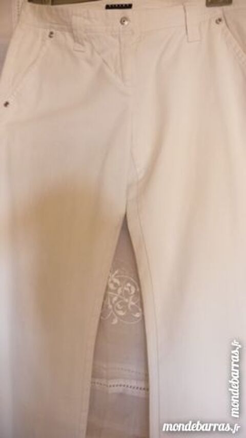PANTALON FEMME BLANC 25 Nice (06)