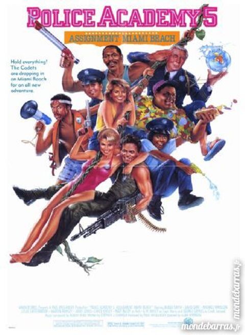 Dvd:  Police Academy 5 (454) 6 Saint-Quentin (02)