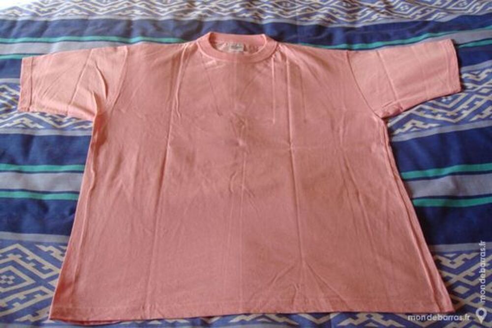 Tee shirt rose p&acirc;le Vêtements