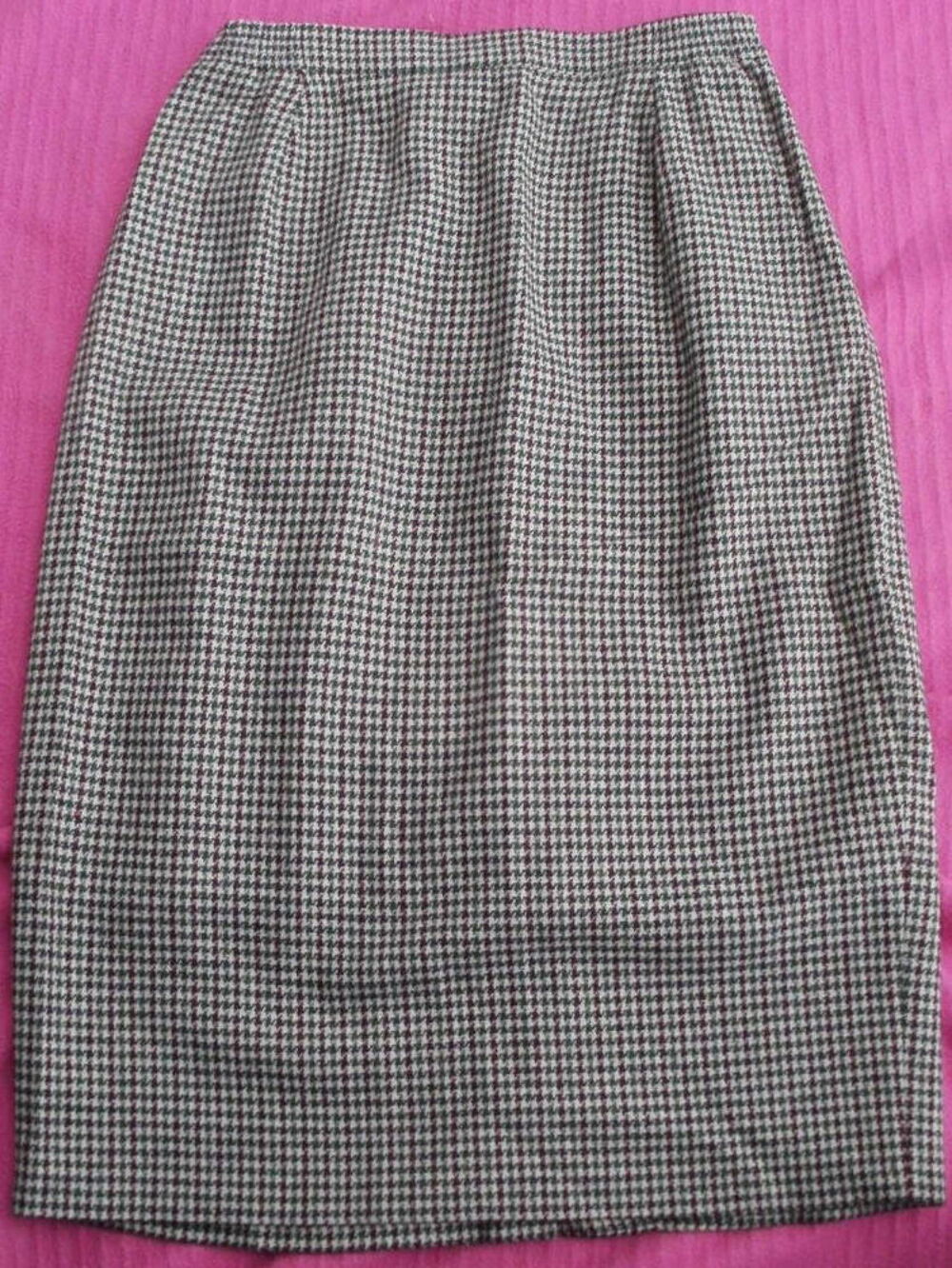 Jupe pied de poule, marque BS, taille 38 Vêtements