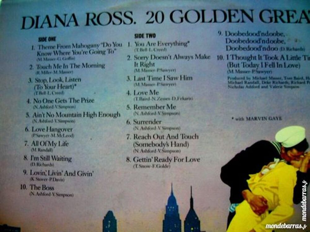 33 TOURS DIANA ROSS 20 Golden Greats - ESPAGNE CD et vinyles