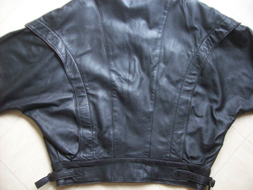 grand BLOUSON CUIR noir - 42 - zoe Vêtements