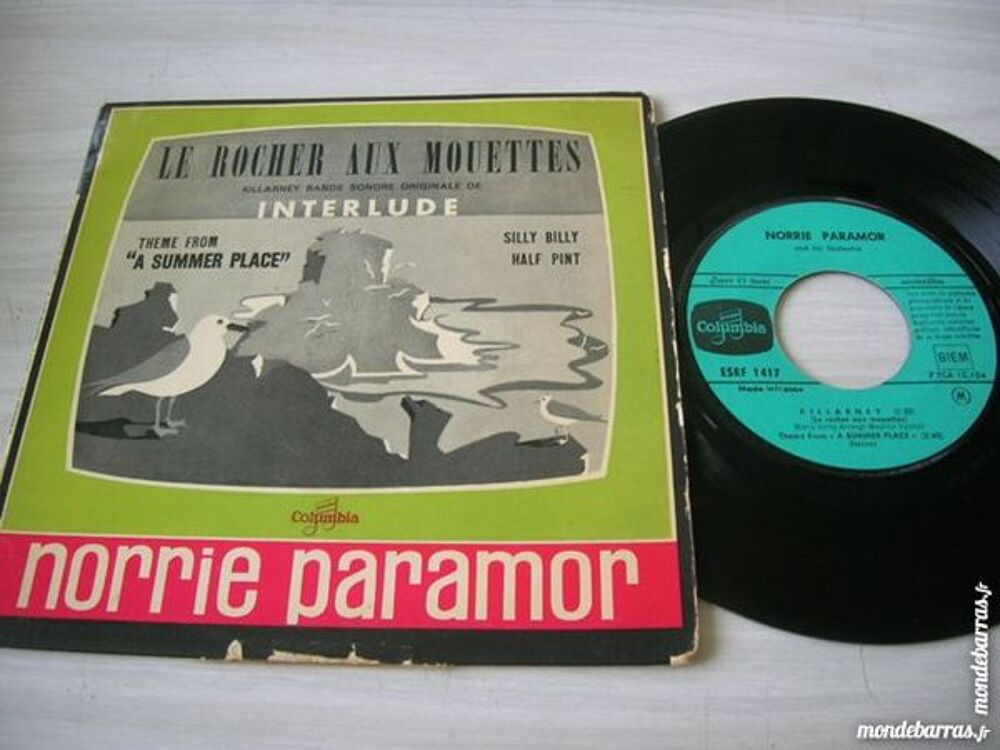 45 TOURS EP NORRIE PARAMOR Le rocher aux mouettes CD et vinyles