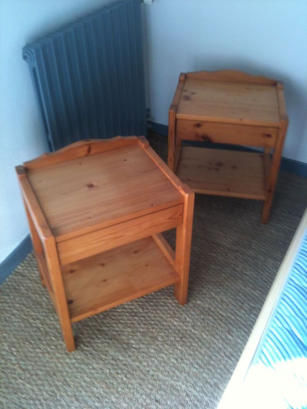 Paire de chevet en pitchpin Bricolage