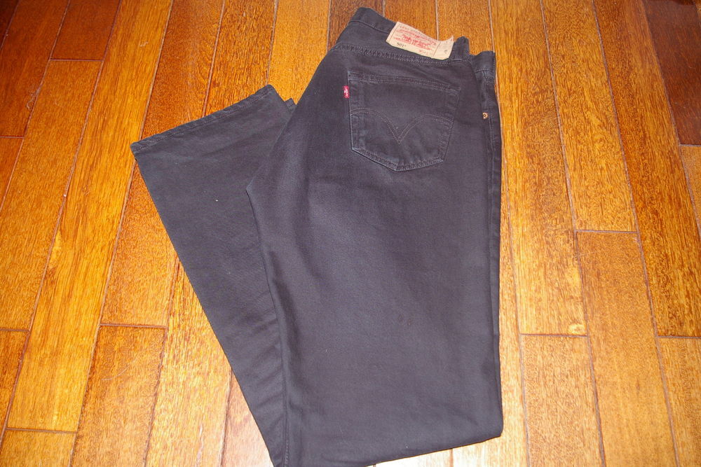 Jean LEVI'S Black-black taille 36x36 Vêtements