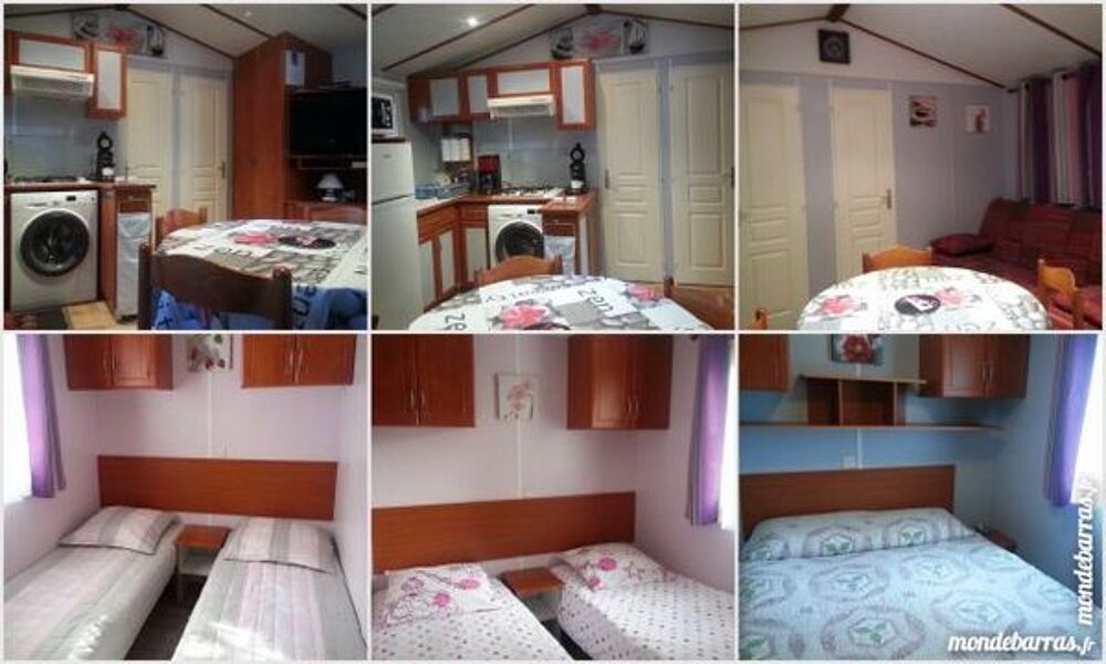   mobil home 3 ch + clim + lave linge sables d'or Languedoc-Roussillon, Agde (34300)