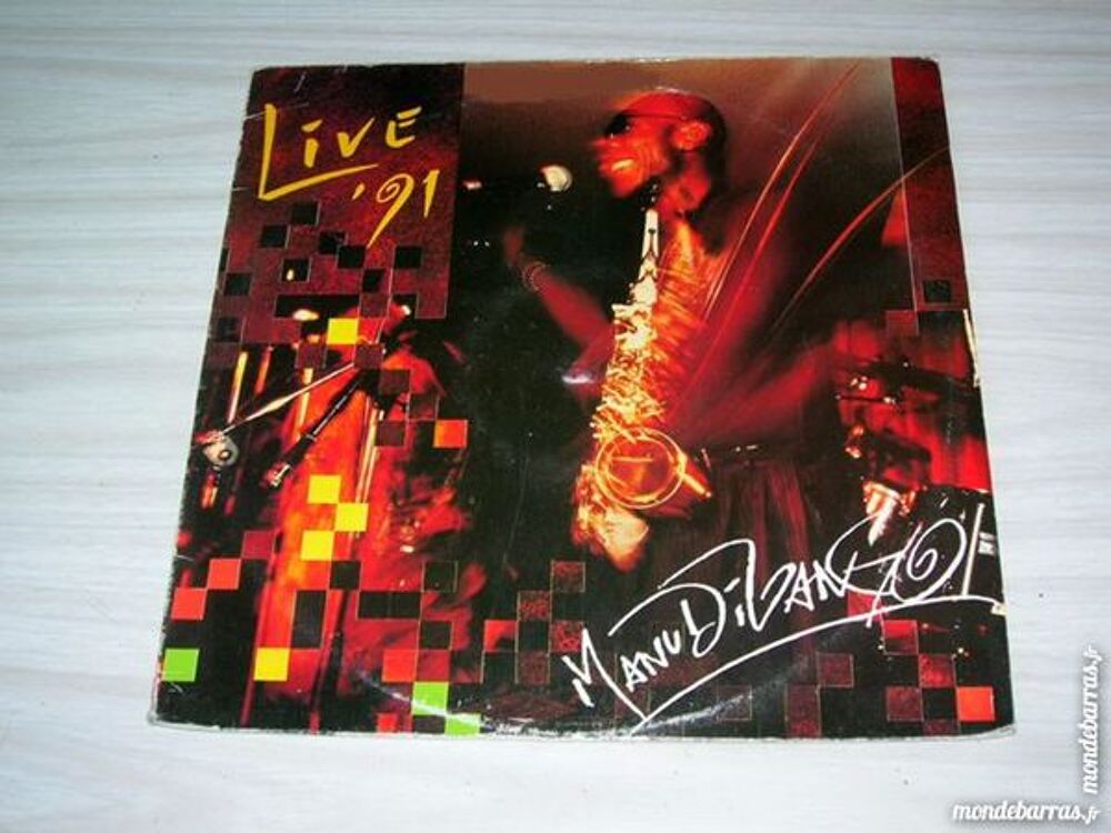 33 TOURS MANU DIBANGO Live'91 CD et vinyles