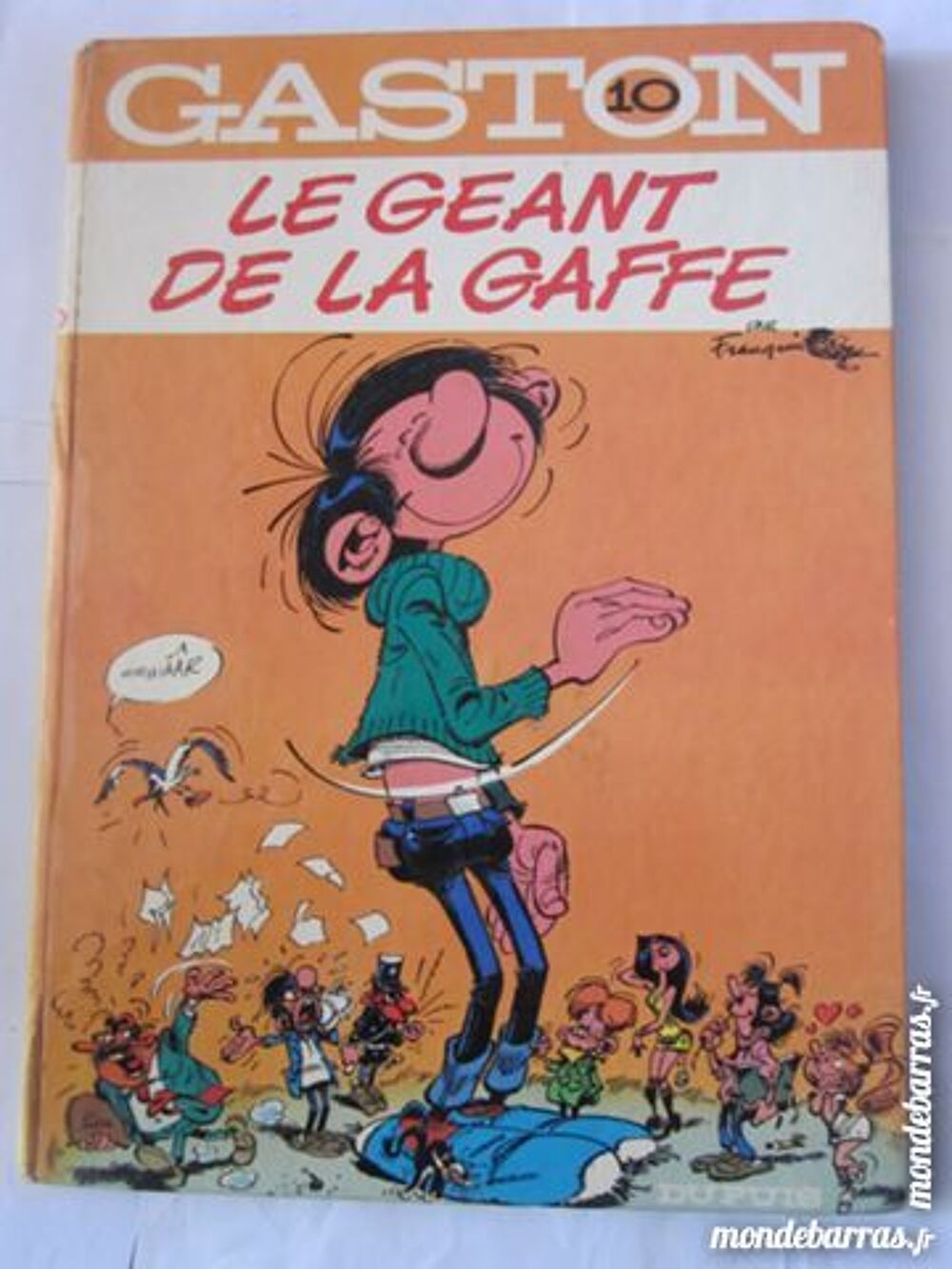 BD GASTON N&deg; 10 LE GEANT DE LA GAFFE dos rond reed Livres et BD