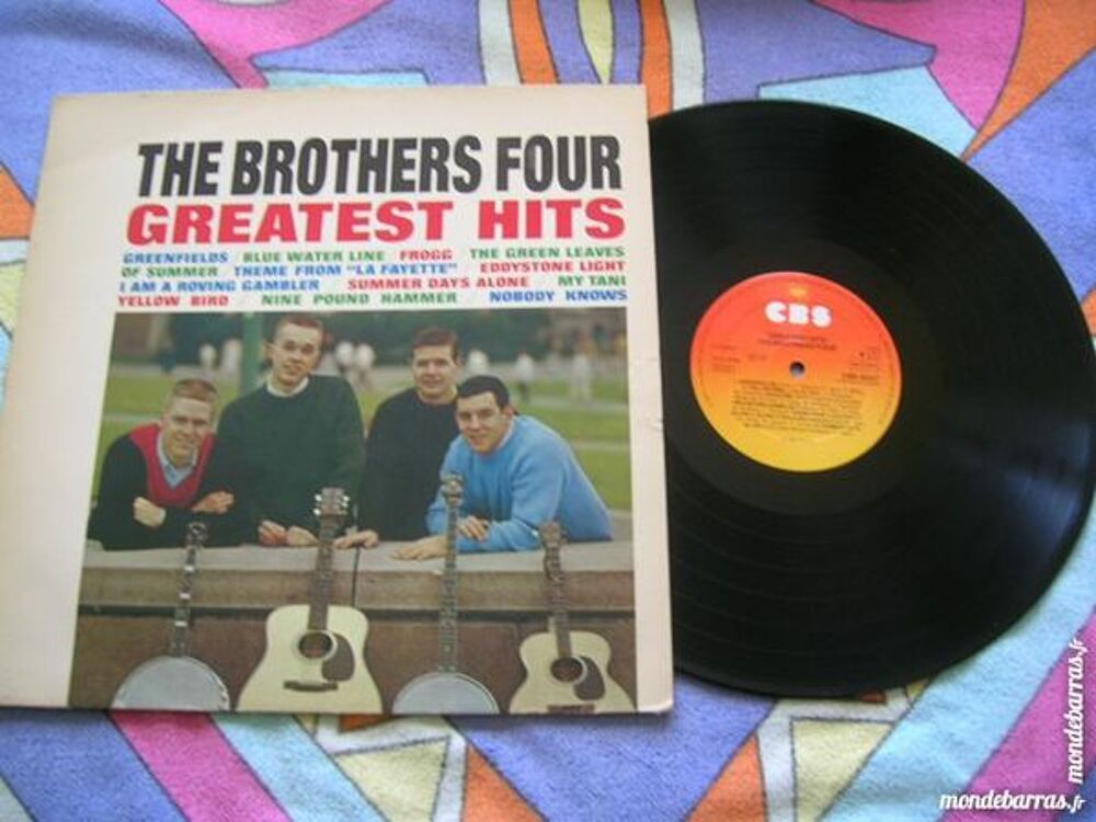 33 TOURS THE BROTHERS FOUR Greatest Hits CD et vinyles