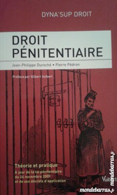 Livre Droit Pnitentiaire 20 Theix (56)