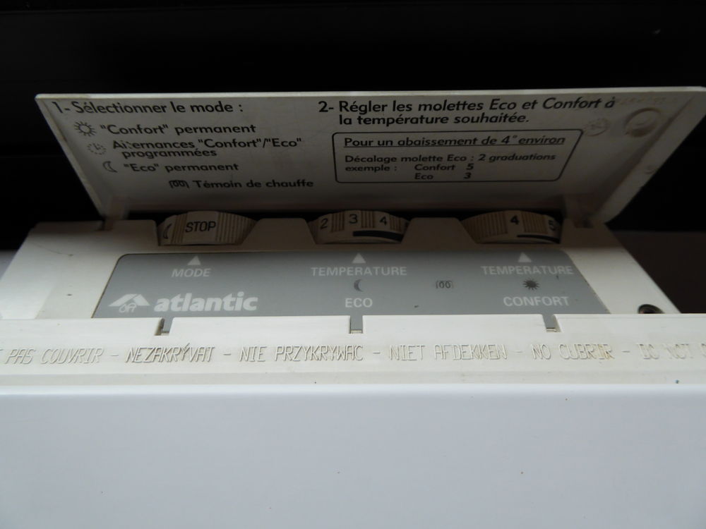 2 radiateurs &eacute;lectriques radiant 1500 W Bricolage